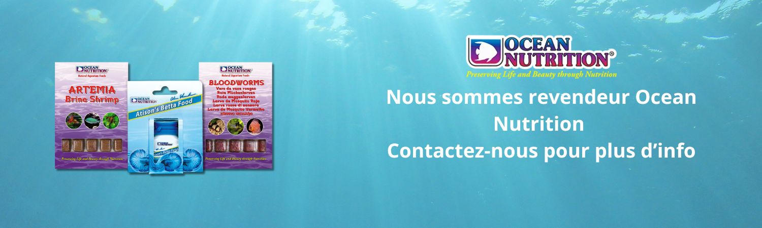 Nous sommes revendeur Ocean Nutrition Contactez-nous pour plus d’info